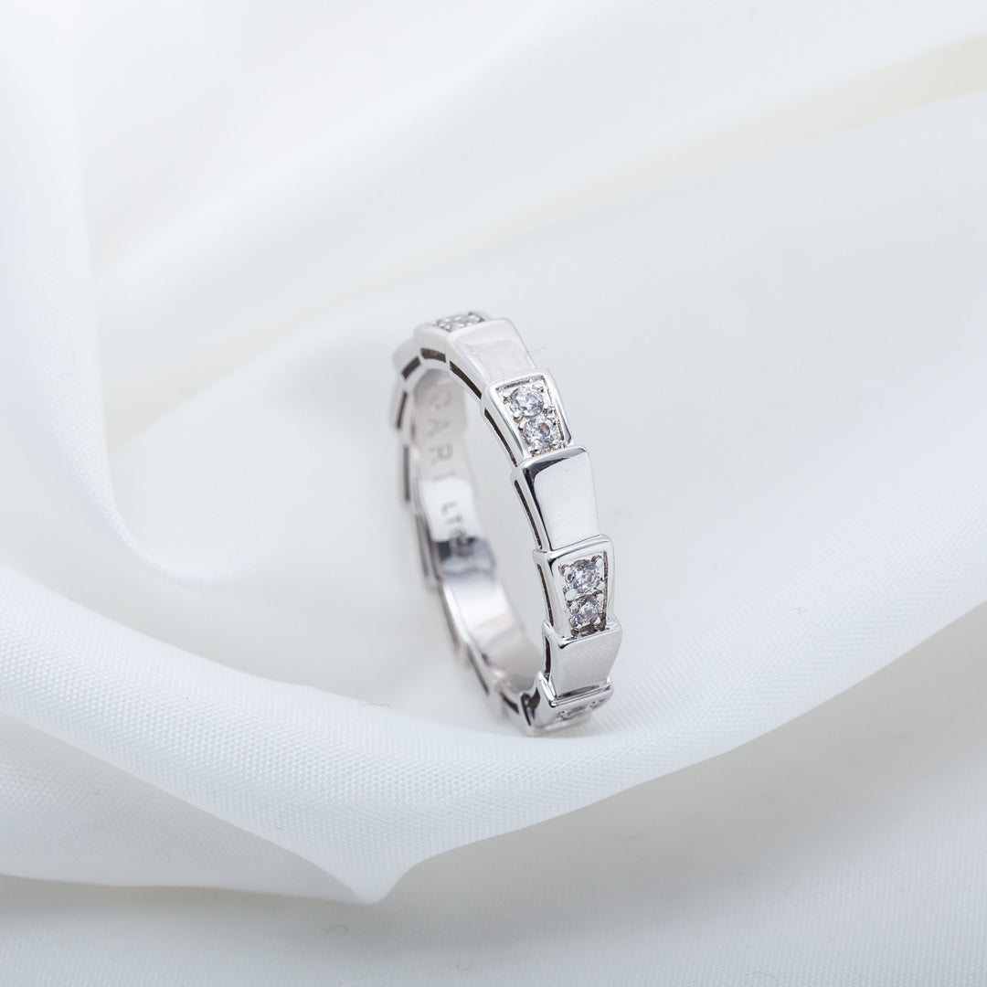 DIANA SERPENTI RING SILVER  3MM