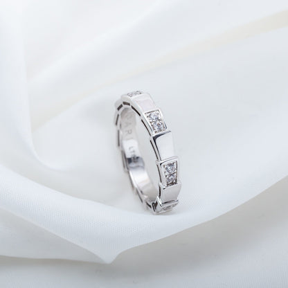 DIANA SERPENTI RING SILVER  3MM