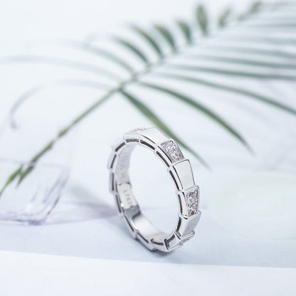 DIANA SERPENTI RING SILVER  3MM