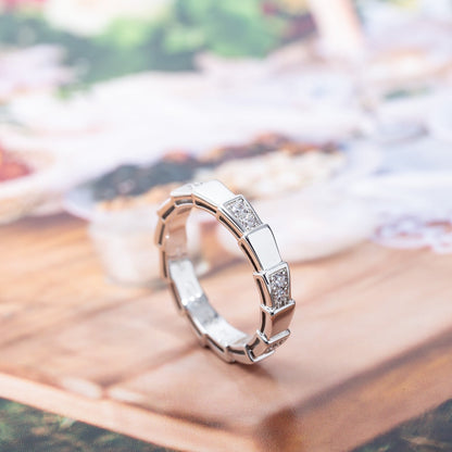 DIANA SERPENTI RING SILVER  3MM