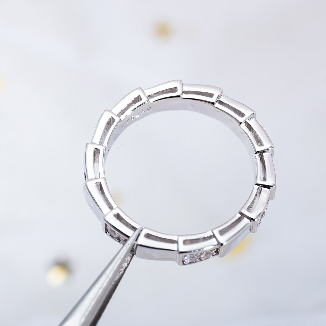 DIANA SERPENTI RING SILVER  3MM