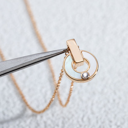 COLLIER DIANA GARI NACRE OR ROSE