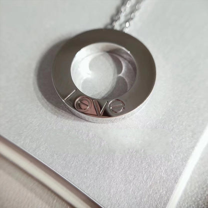 DIANA LOVE NECKLACE ADJUSTABLE SILVER