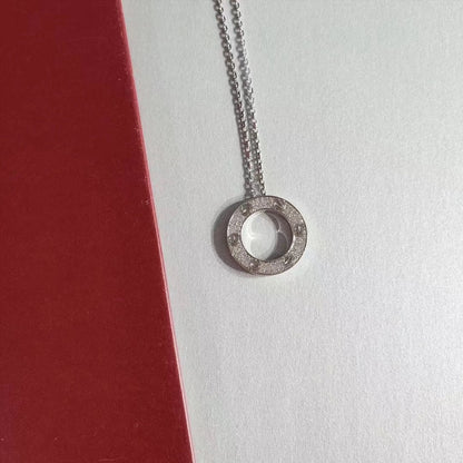 DIANA LOVE NECKLACE ADJUSTABLE SILVER
