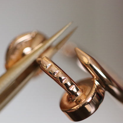 DIANA JUSTE EARRINGS PINK GOLD