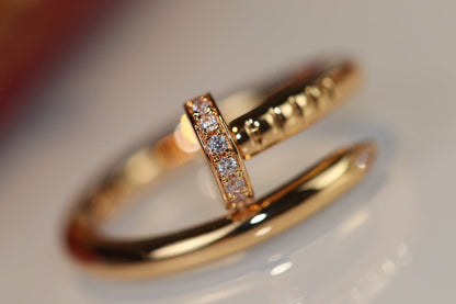 DIANA JUSTE RING 2.65MM GOLD DIAMOND