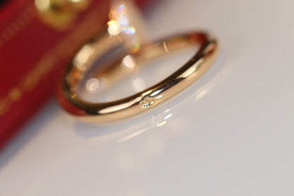 DIANA JUSTE RING 2.65MM GOLD DIAMOND