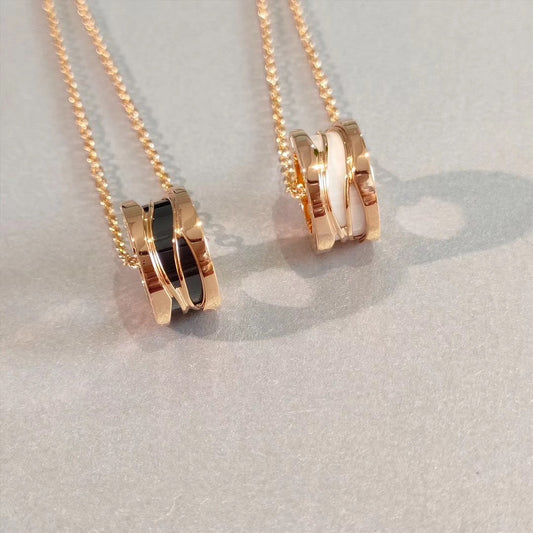 DIANA ZERO 1 NECKLACE PINK GOLD