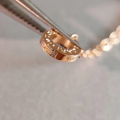 DIANA ZERO 1 NECKLACE PINK GOLD