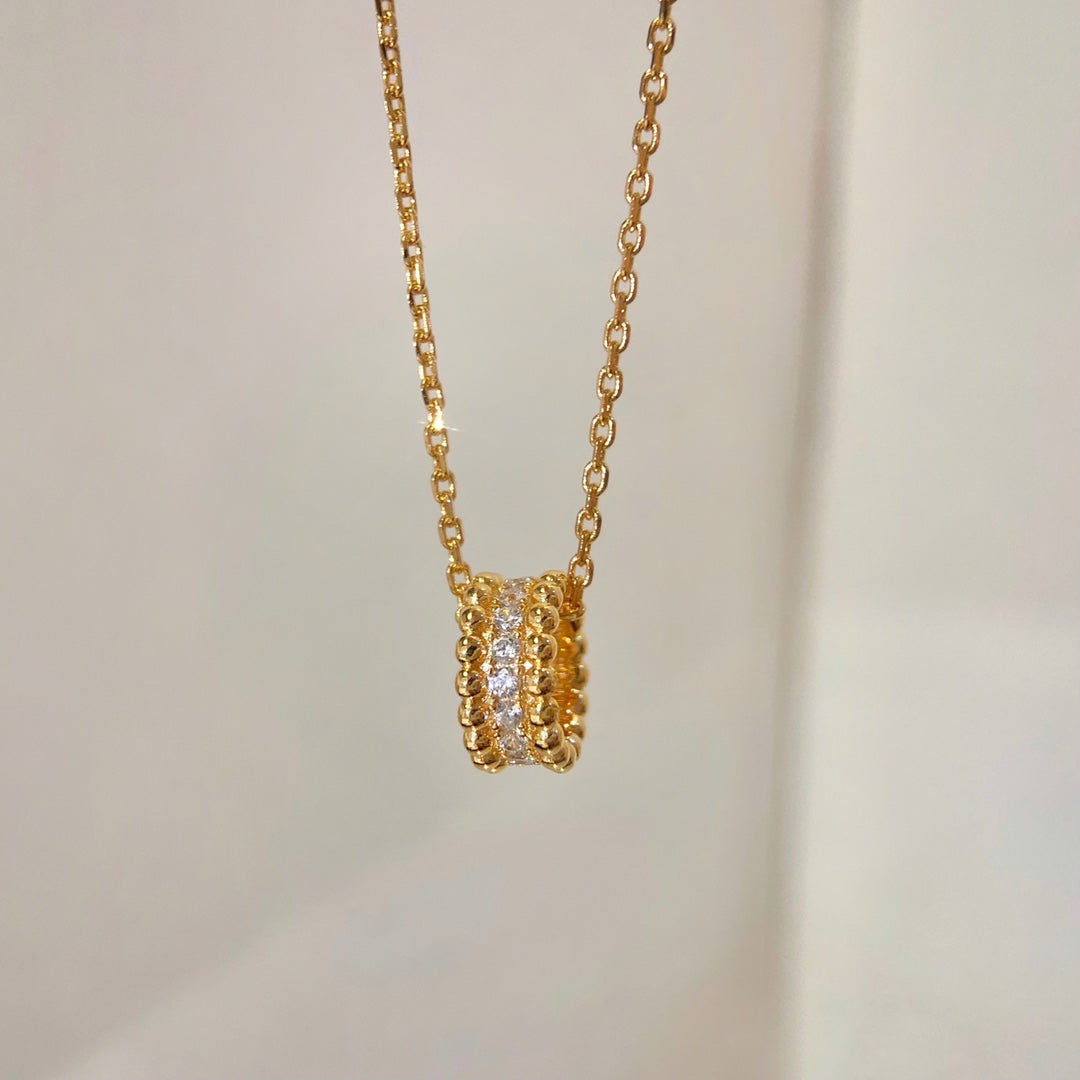 COLLIER DIAMANT DIANA PERLEE 