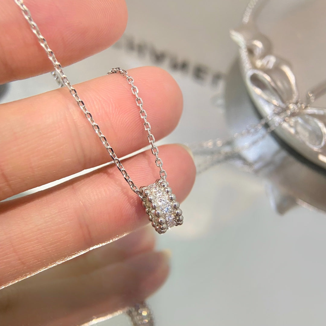 COLLIER DIAMANT DIANA PERLEE 