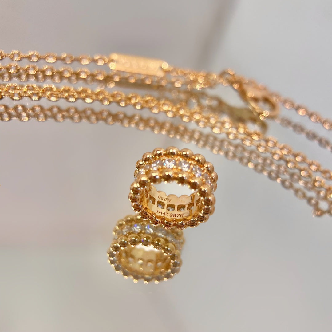 COLLIER DIAMANT DIANA PERLEE 