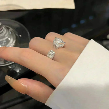 DIANA PANTHERE 5.5MM ALL DIAMOND RING