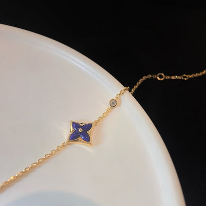 DIANA COLOR STAR PINK GOLD DIAMOND BRACELET