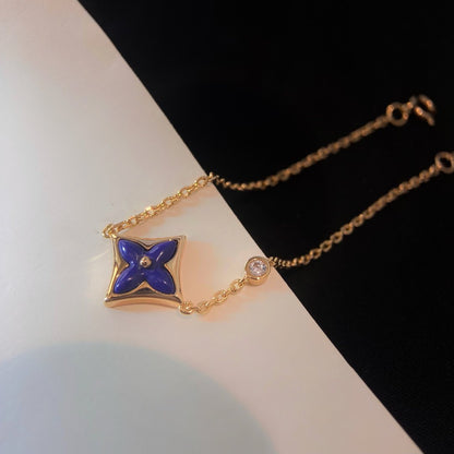 DIANA COLOR STAR PINK GOLD DIAMOND BRACELET