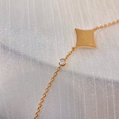 DIANA COLOR STAR PINK GOLD DIAMOND BRACELET