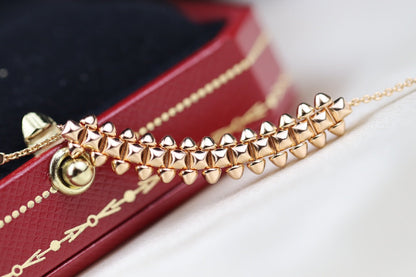 DIANA CLASH PINK GOLD NECKLACE