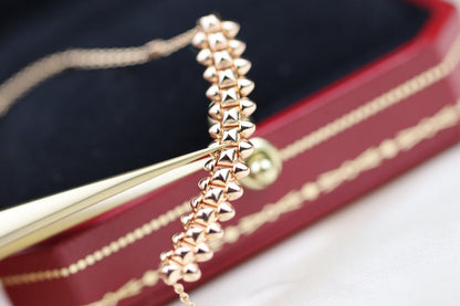 DIANA CLASH PINK GOLD NECKLACE
