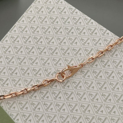 LUCKY SPRING 15 MOTIFS ROSE GOLD NECKLACE