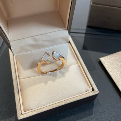 DIANA DREAM MOP DIAMOND OPEN RING