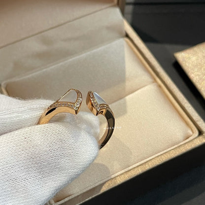 DIANA DREAM MOP DIAMOND OPEN RING