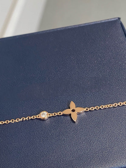 DIANA STAR DIAMOND PINK GOLD BRACELET