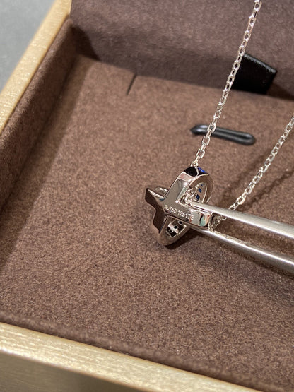 DIANA LIENS DIAMOND SILVER NECKLACE