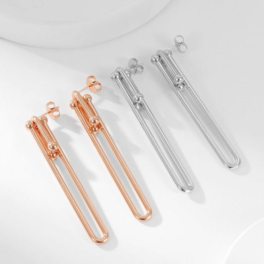 HARDWEAR LONG DROP EARRINGS