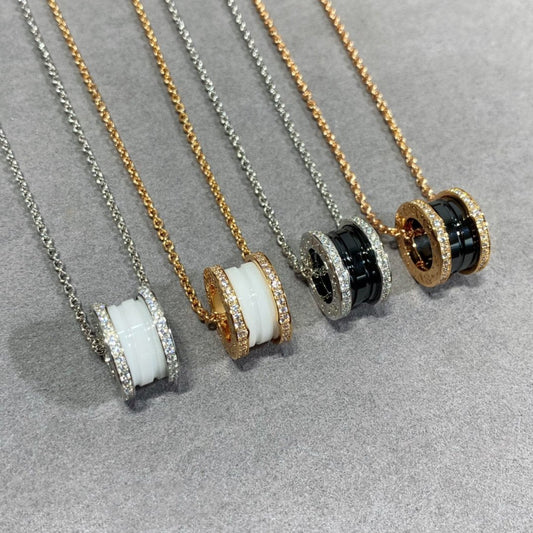DIANA ZERO 1 DIAMOND CERAMIC NECKLACE