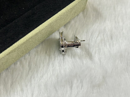 DIANA CLOVER PIETERSITE MEDIUM STUD EARRINGS