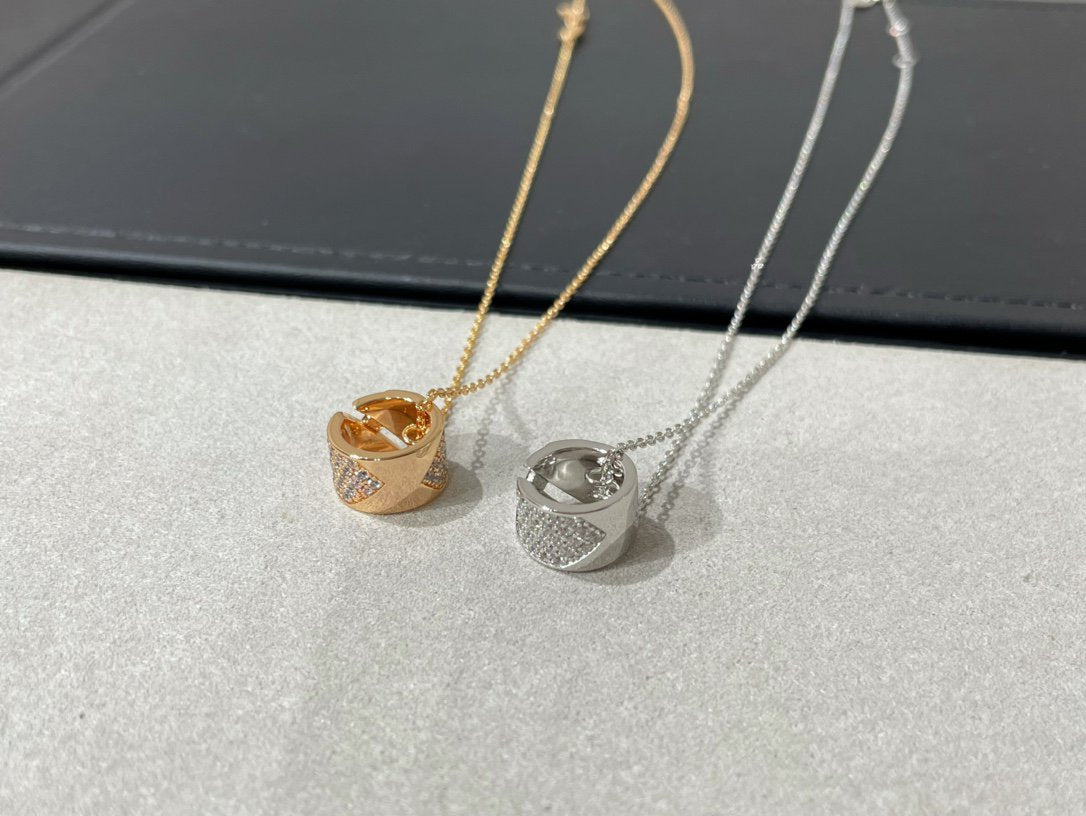 DIANA LIENS EVIDENCE DIAMOND PAVED NECKLACE