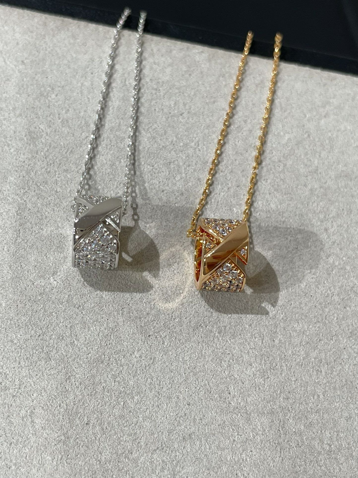 DIANA LIENS EVIDENCE DIAMOND PAVED NECKLACE