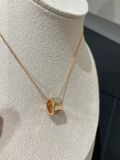 DIANA LIENS EVIDENCE DIAMOND PAVED NECKLACE