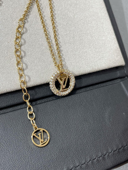 DIANA BY NIGHT DIAMOND PAVED NECKLACE