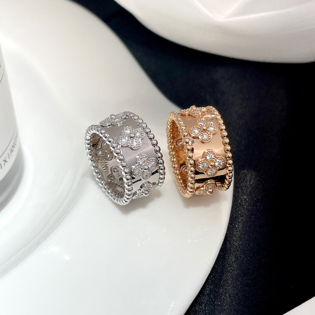 GRANDE BAGUE DIANA PERLEE DIAMANT 