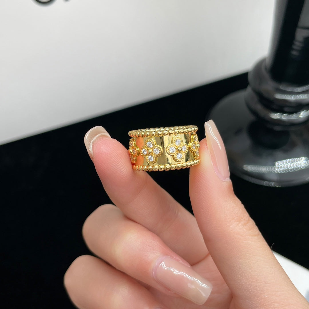 GRANDE BAGUE DIANA PERLEE DIAMANT 