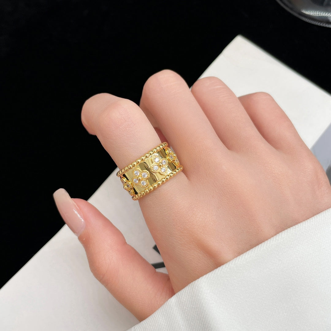 GRANDE BAGUE DIANA PERLEE DIAMANT 