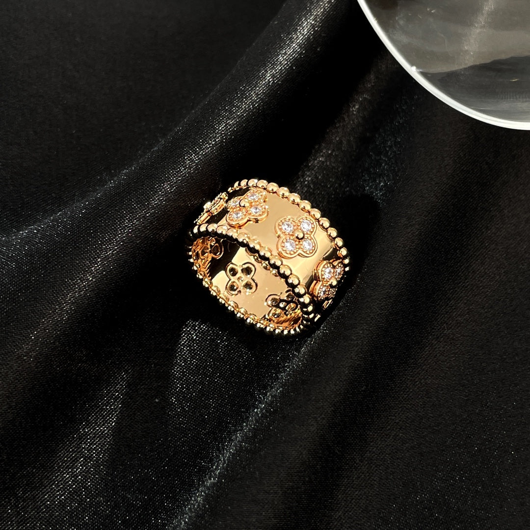 GRANDE BAGUE DIANA PERLEE DIAMANT 