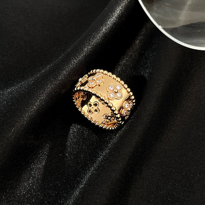 GRANDE BAGUE DIANA PERLEE DIAMANT 