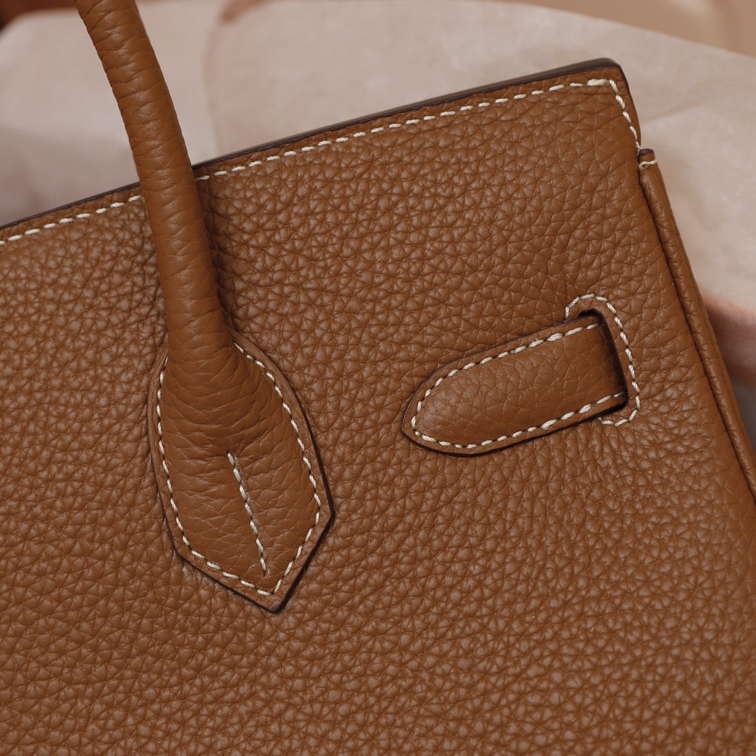 HM BIRKIN BAG 30 BROWN TOGO GOLD HARDWARE