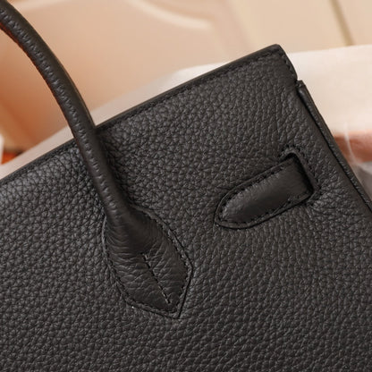 HM BIRKIN BAG 35 BLACK TOGO GOLD HARDWARE