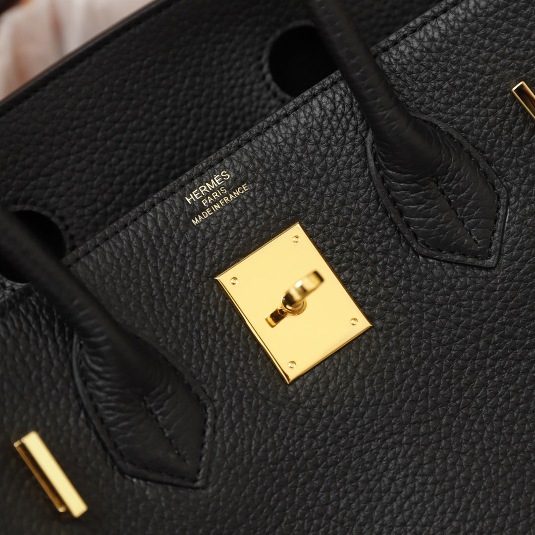 HM BIRKIN BAG 35 BLACK TOGO GOLD HARDWARE