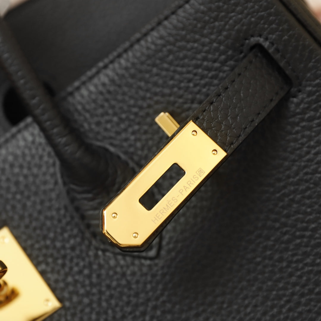 HM BIRKIN BAG 35 BLACK TOGO GOLD HARDWARE