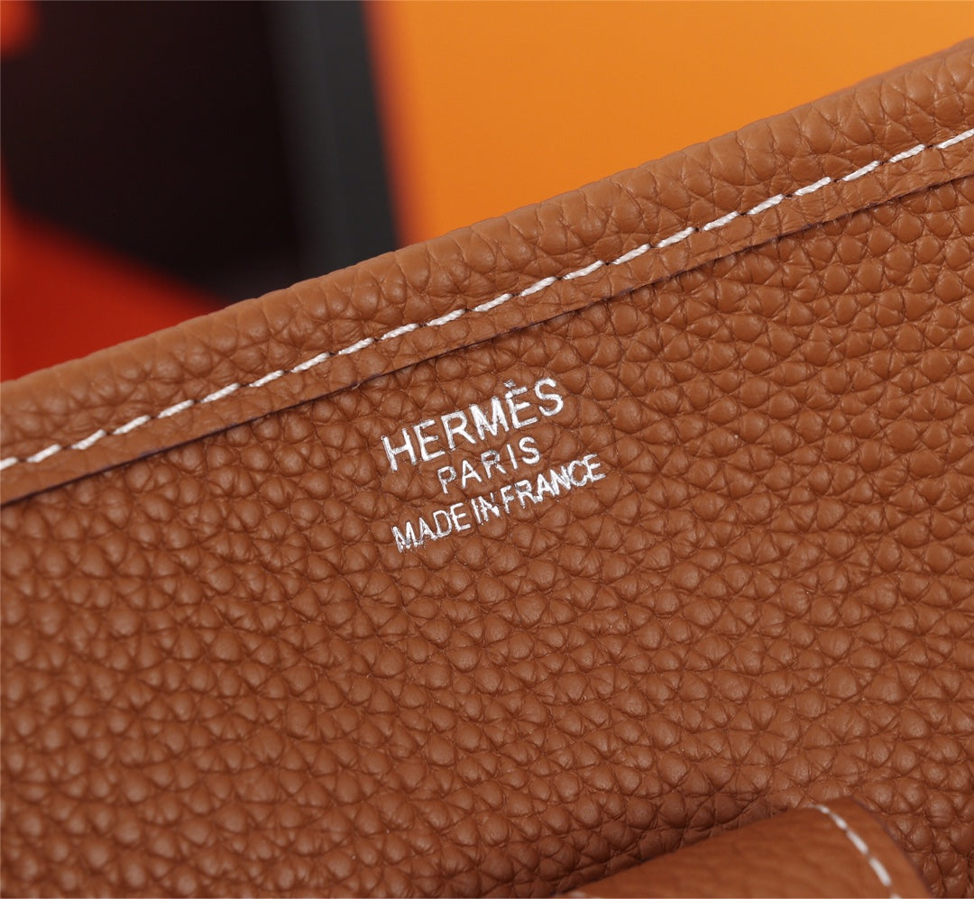 HM EVELYNE BAG 28 RUSSET TOGO