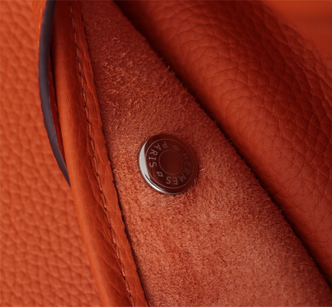 HM EVELYNE BAG 28 RED ORANGE TOGO