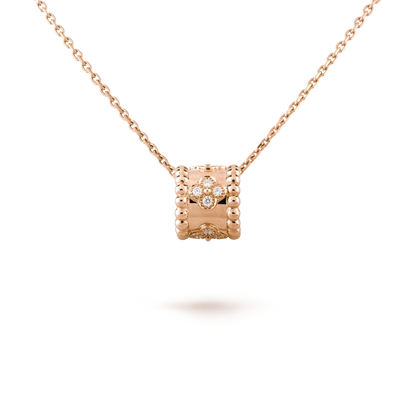 DIANA PERLEE PEDANT NECKLACE GOLD / ROSE GOLD