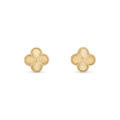 Boucles d'oreilles Diana Clover Mini 9,5 mm avec effet laser