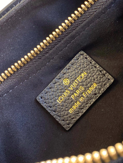 surene bb 24cm chain shoulder bag momogram canvas black calfskin