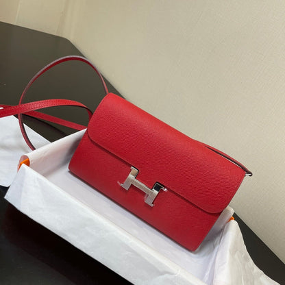 CONSTANCE TO GO 20.5 RED EPSOM SILVER  HARDWARE