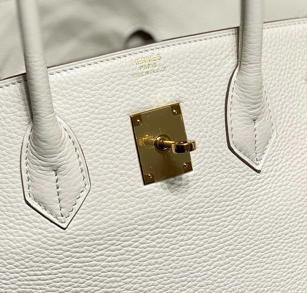 HM BIRKIN 35CM BAG WHITE TOGO GOLD HARDWARE